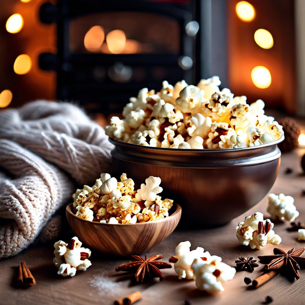 winter spice popcorn