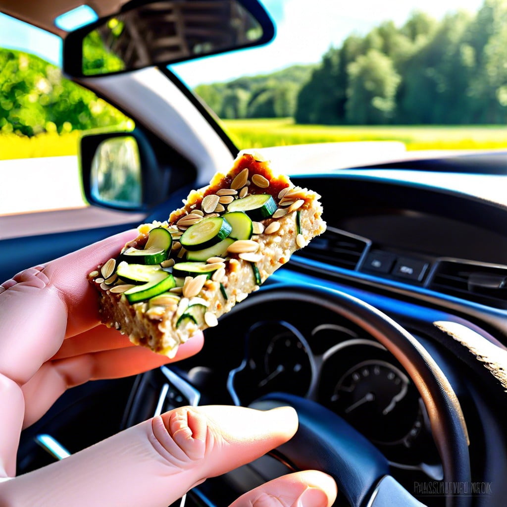 zucchini and oat flakes bars