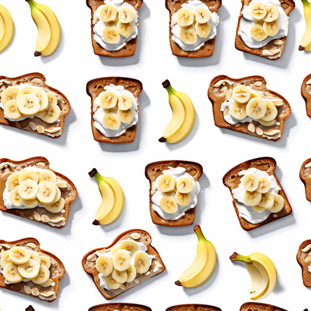 almond butter amp banana cottage cheese toast spread almond butter then cottage cheese topped with banana slices