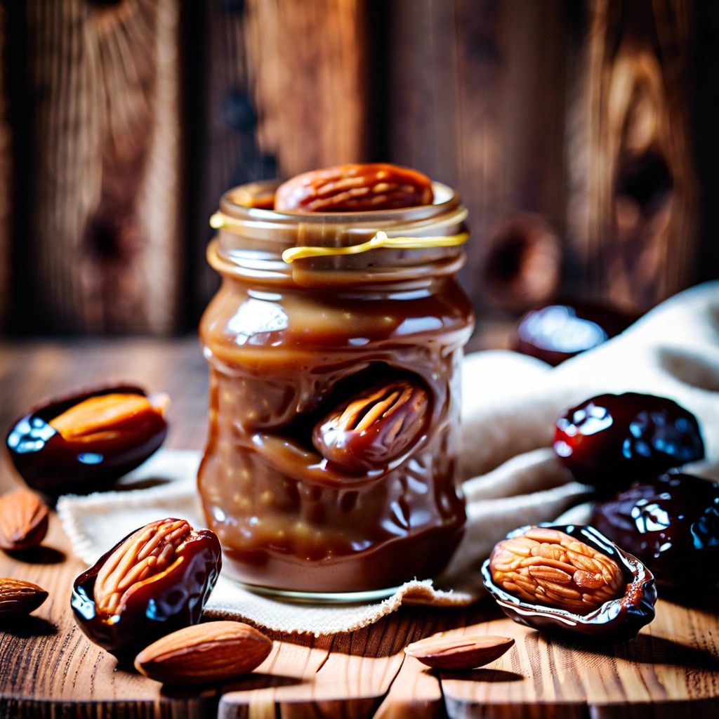 almond butter stuffed dates