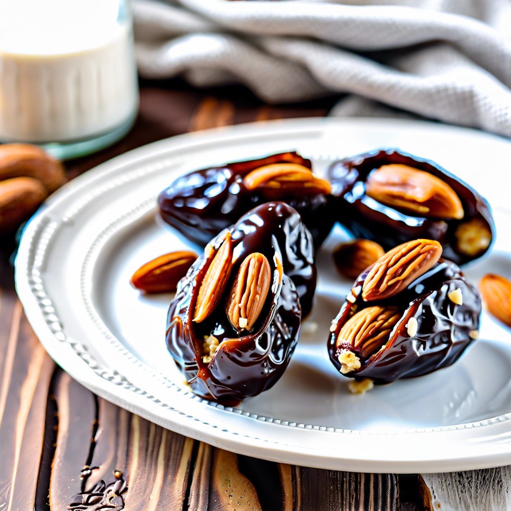 almond butter stuffed dates