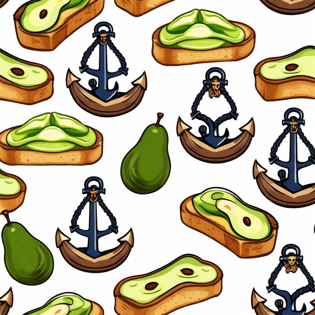 anchor avocado toasts