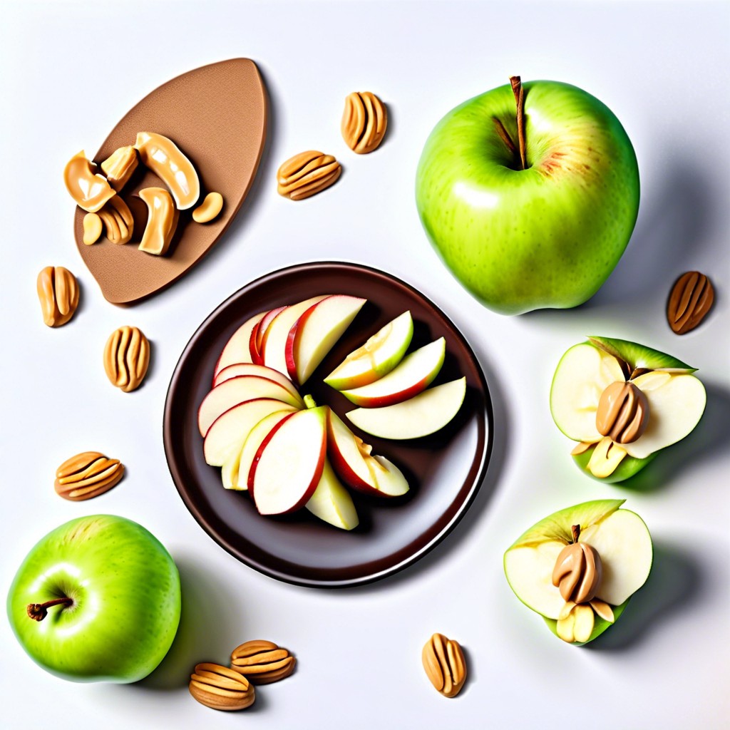 apple peanut butter slices