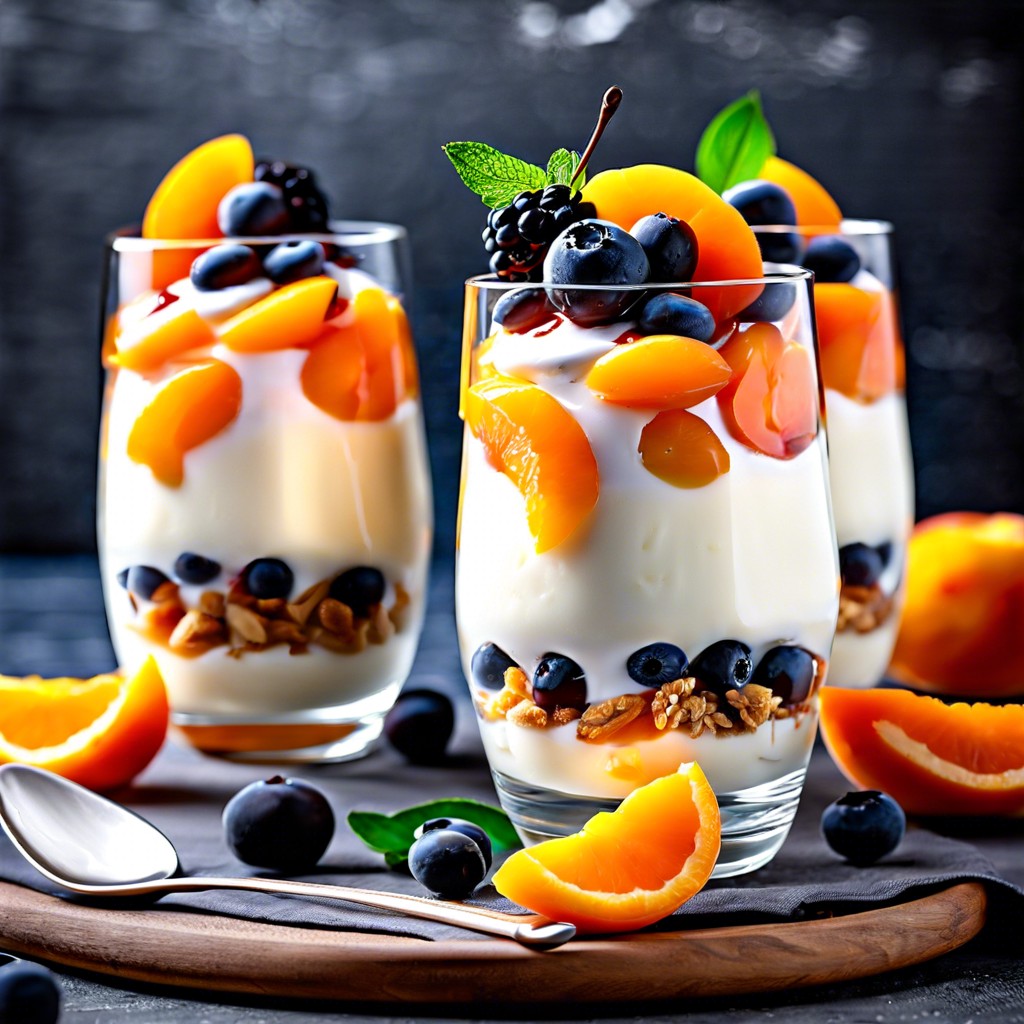 apricot yogurt parfaits