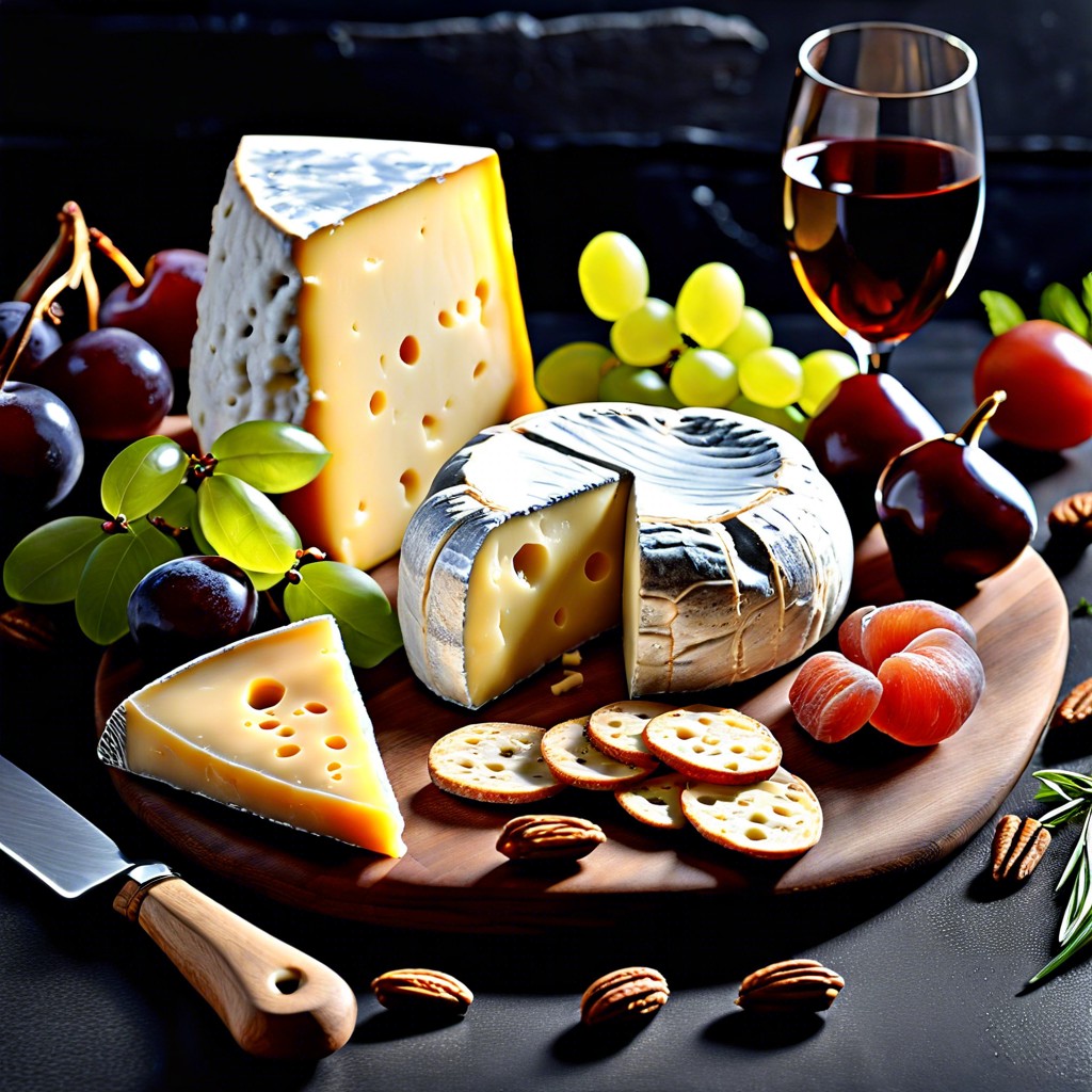 artisanal cheese platter