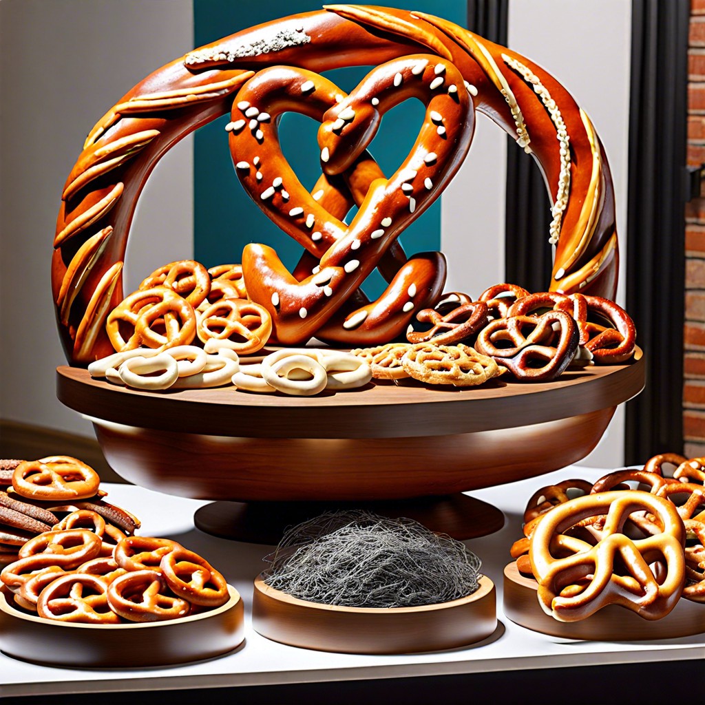 artisanal pretzel station