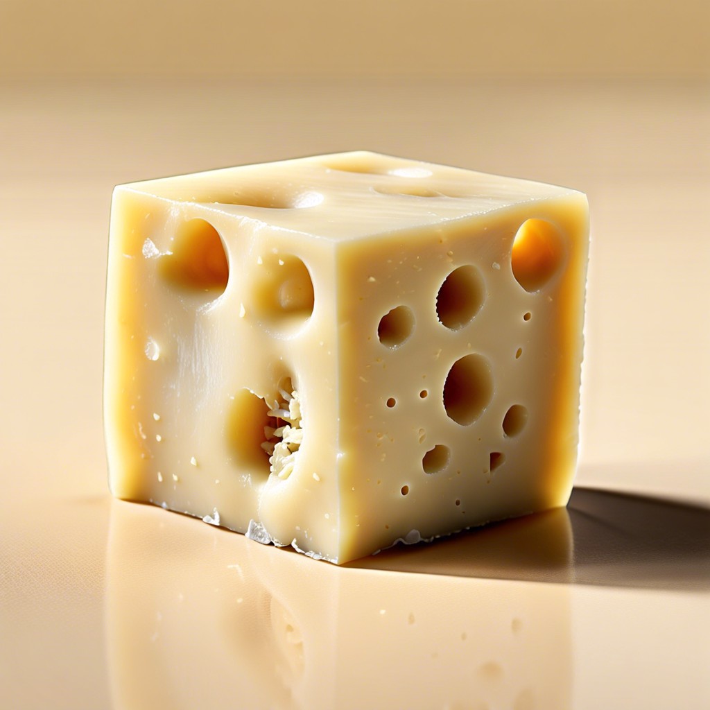 asiago and manchego cubes