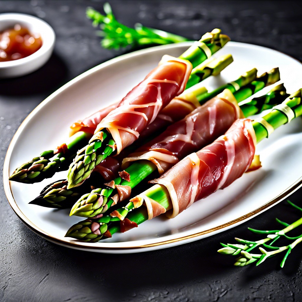 asparagus and prosciutto wraps