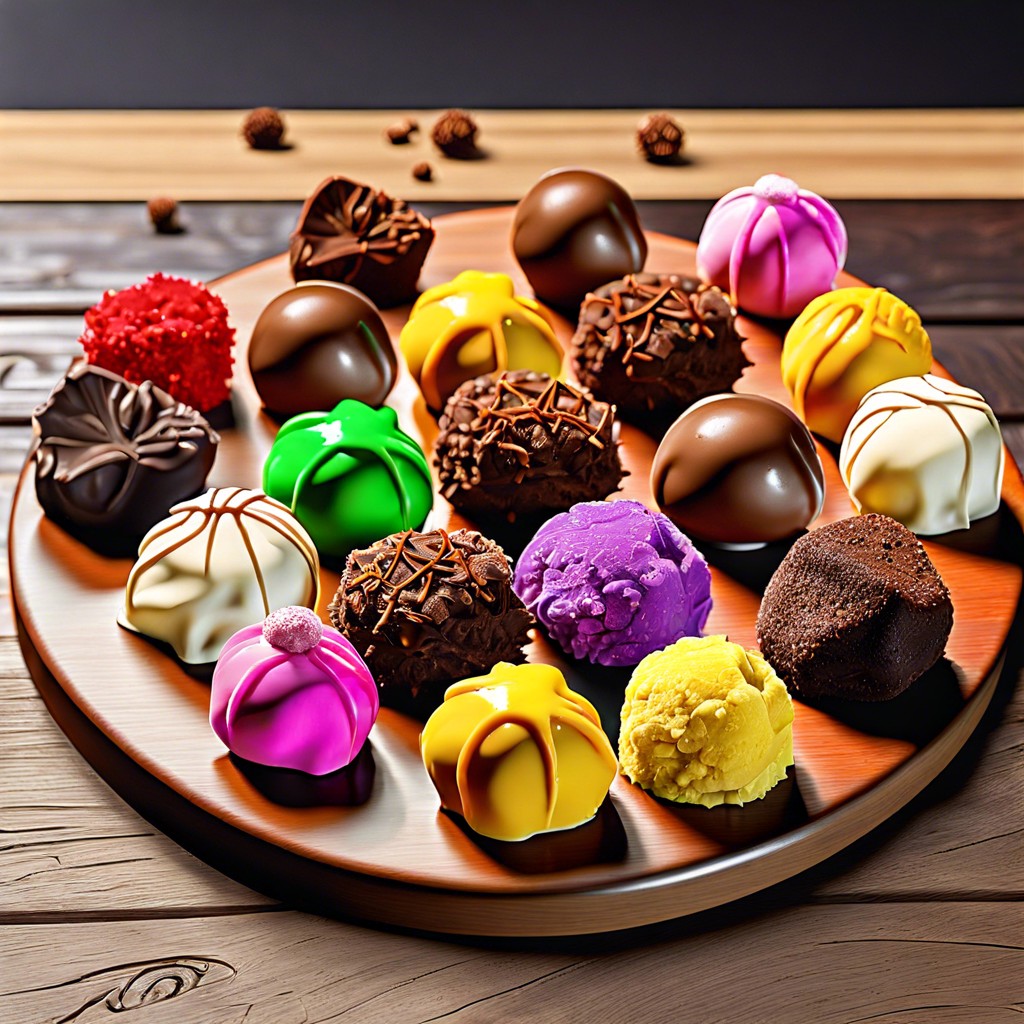 assorted truffles