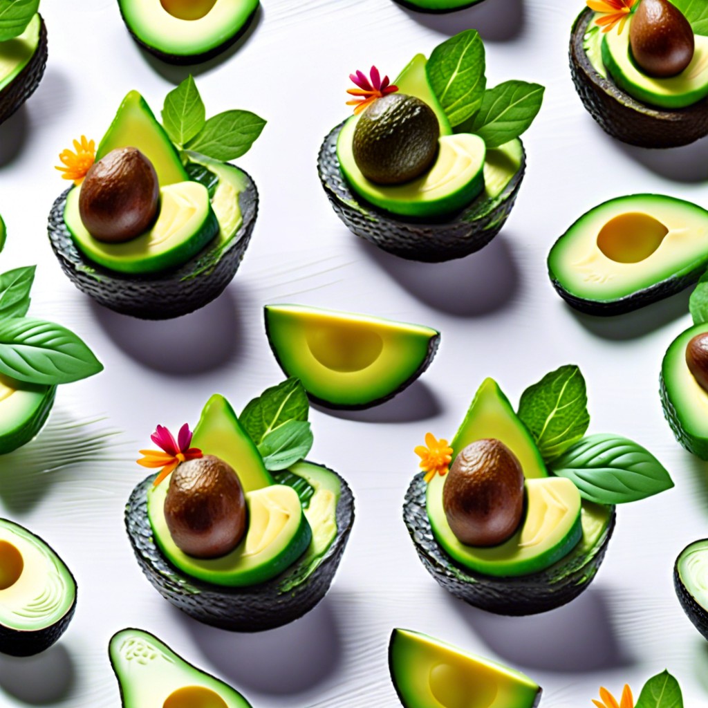 avocado and cucumber bites