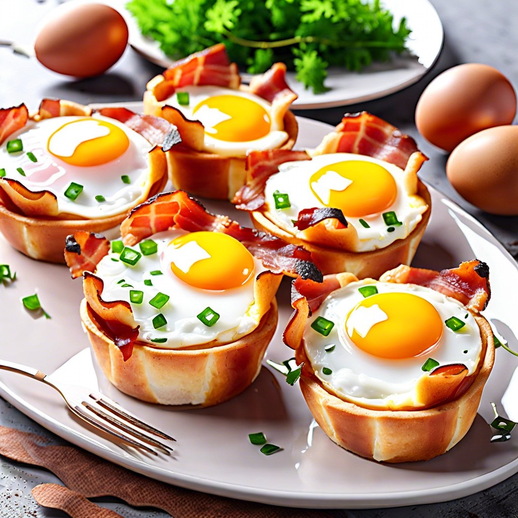 bacon and egg breakfast cups