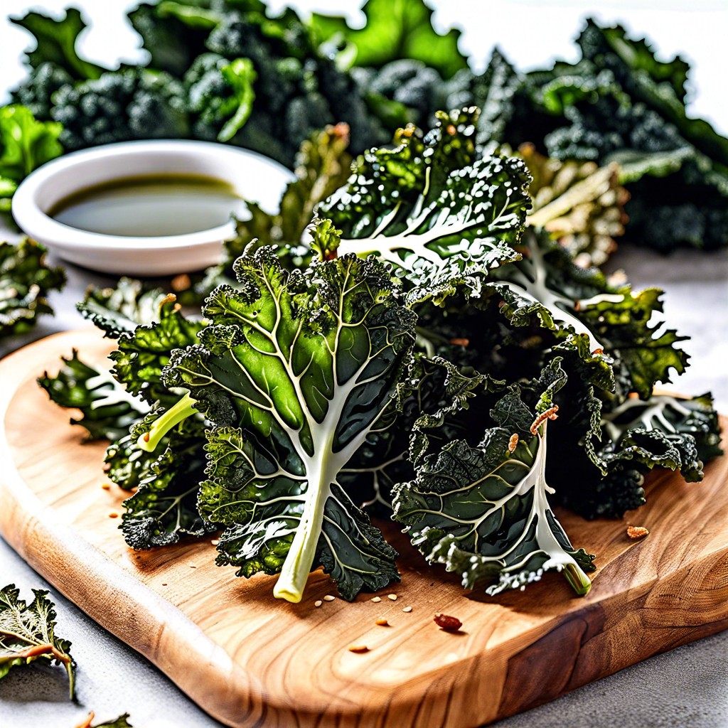 baked kale chips