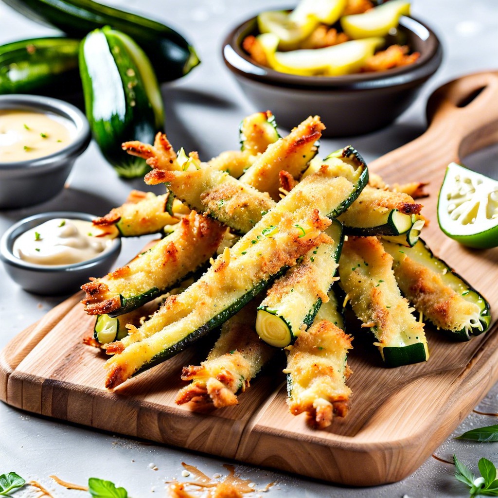 baked parmesan zucchini fries
