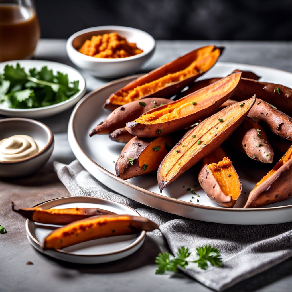 baked sweet potato wedges