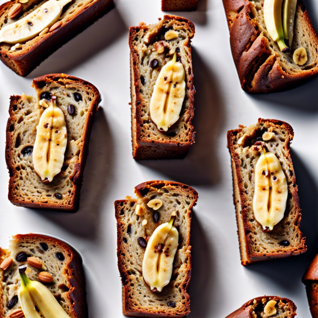 banana bread slices