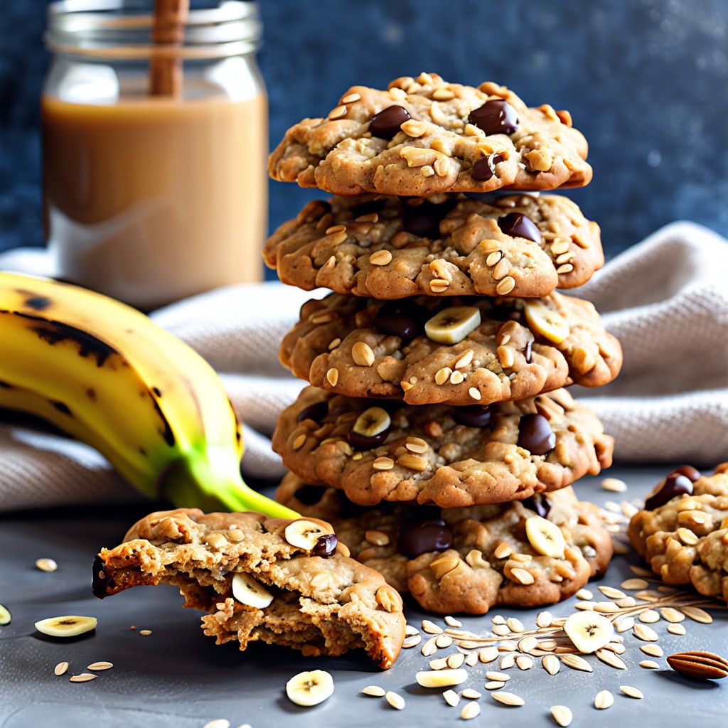 banana oat cookies