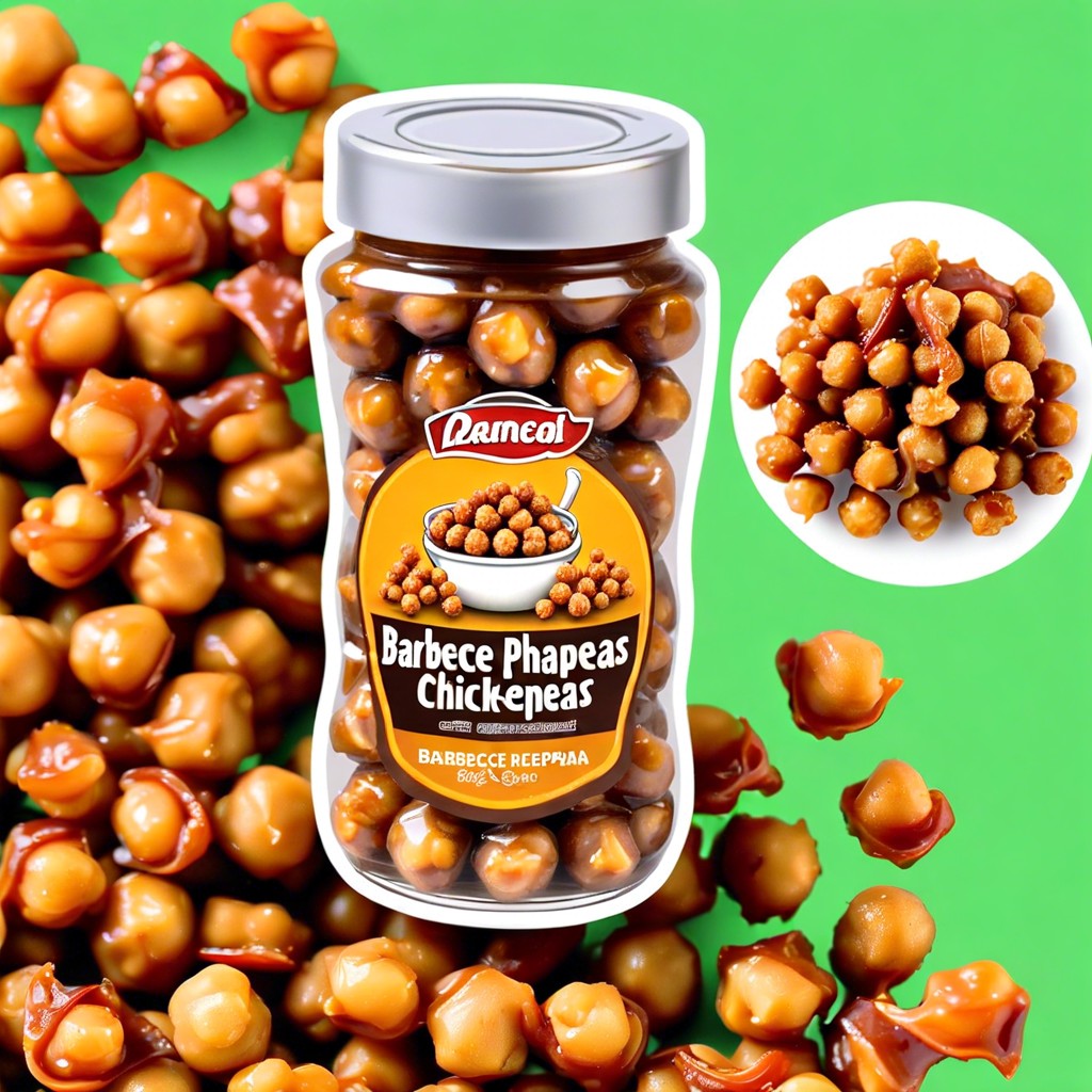 barbecue flavored roasted chickpeas