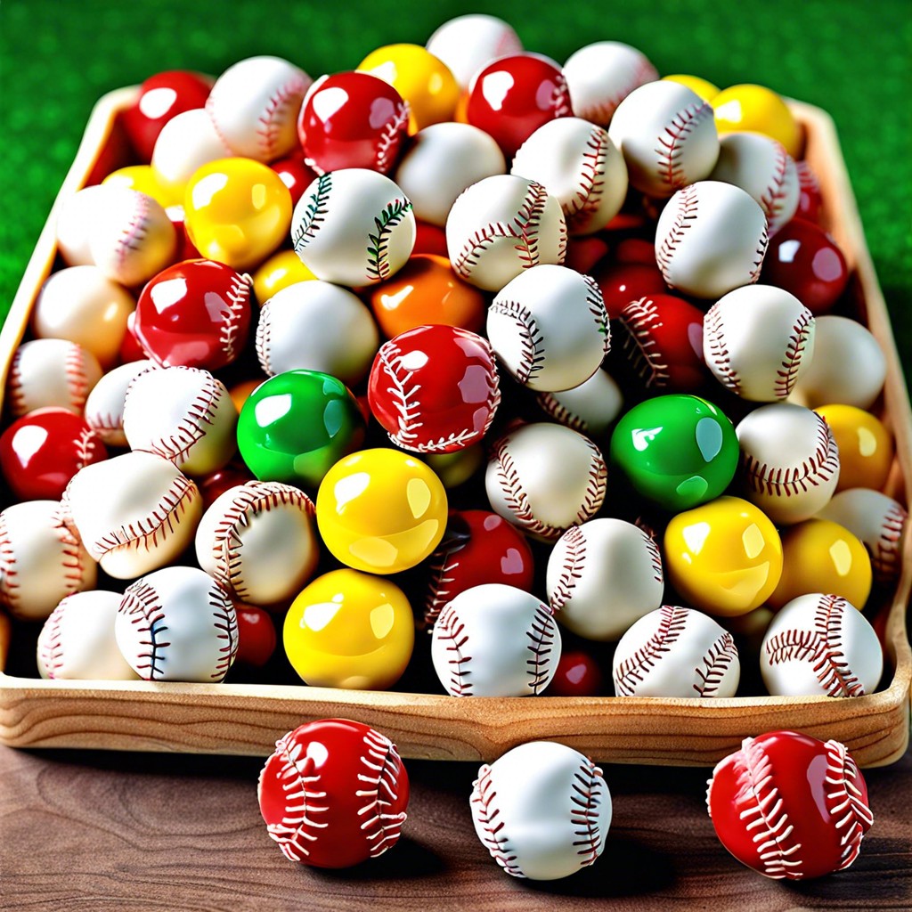 baseball gum balls