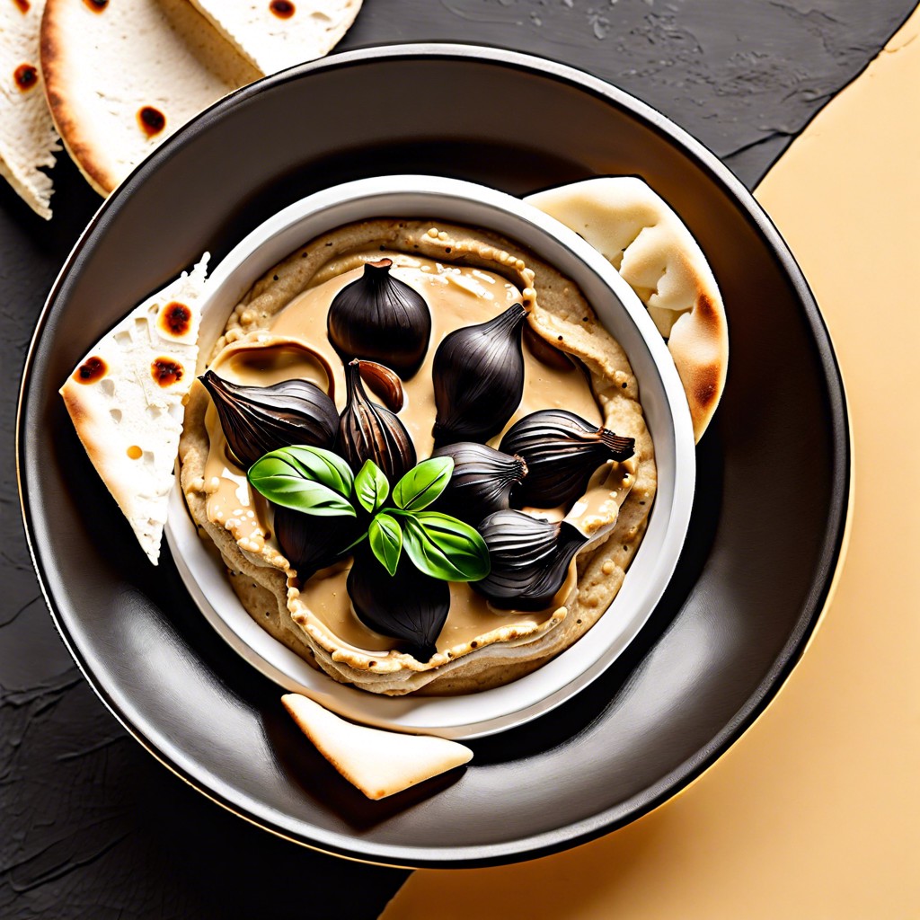 black garlic hummus