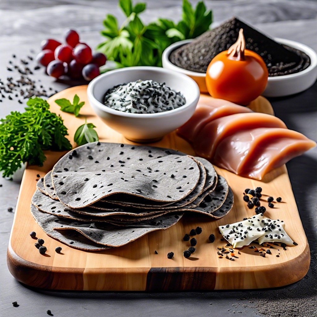 black sesame lavash