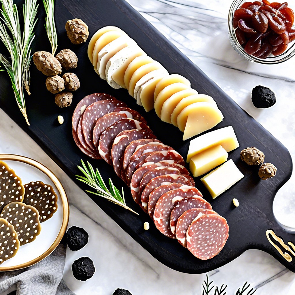 black truffle salami