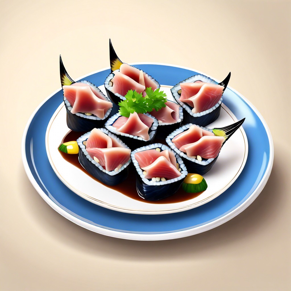 blue fin tuna bites