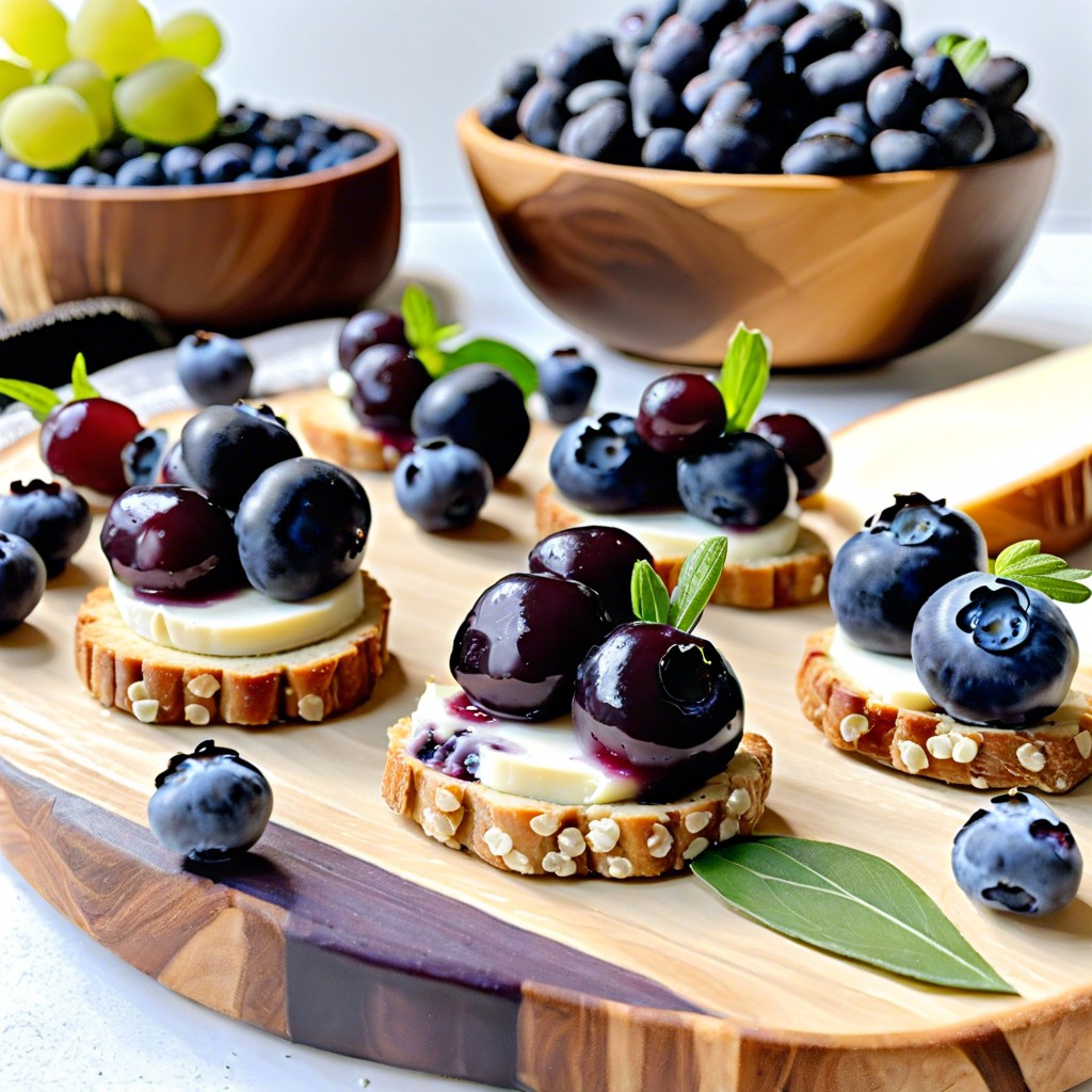 blueberry brie bites