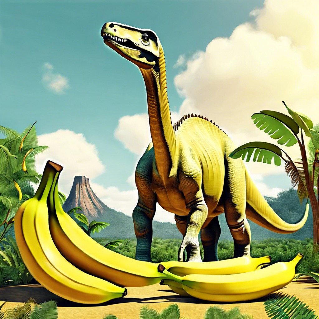 brachiosaurus bananas
