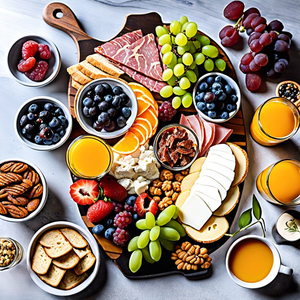 breakfast charcuterie board