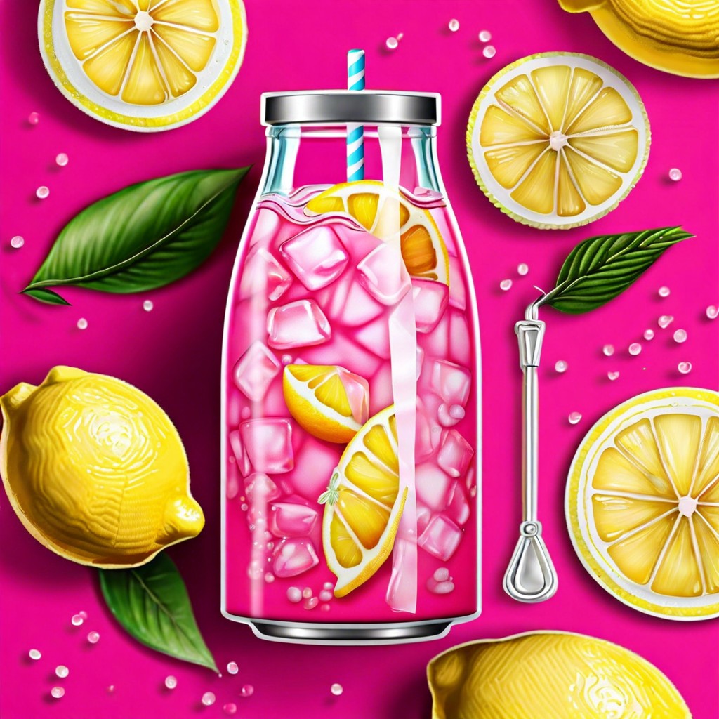 bridesmaid pink lemonade