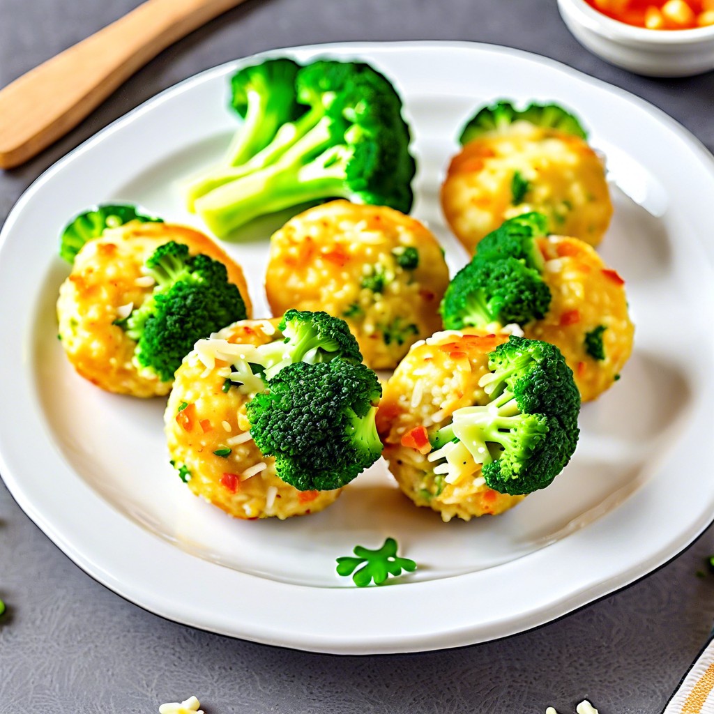 broccoli amp cheese rice balls