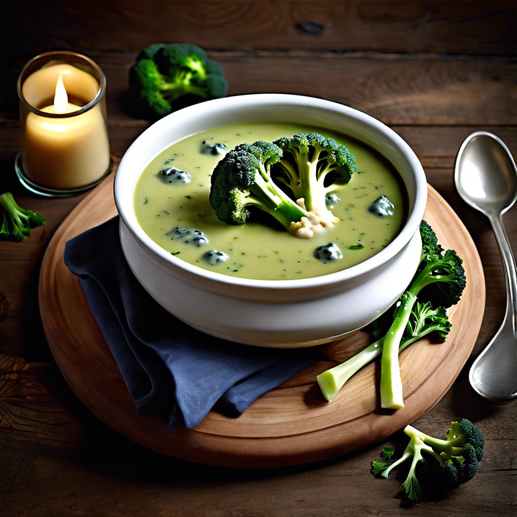 broccoli and stilton soup