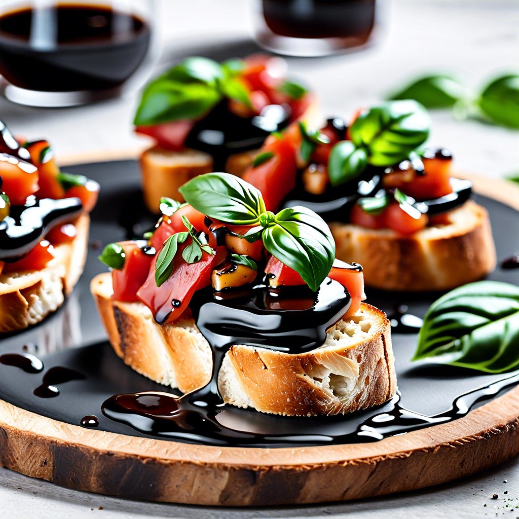 bruschetta on crostini