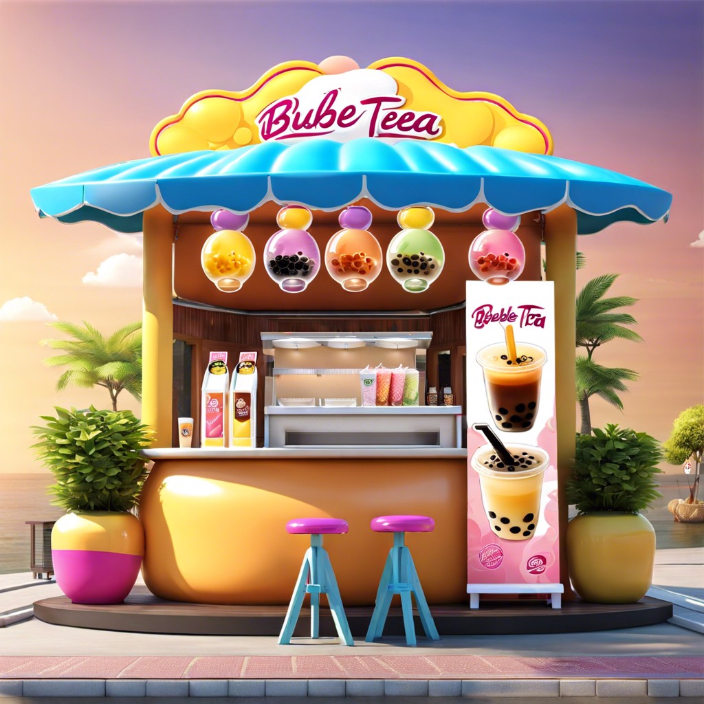 bubble tea stand