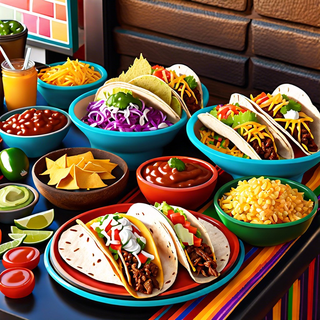 build your own taco bar