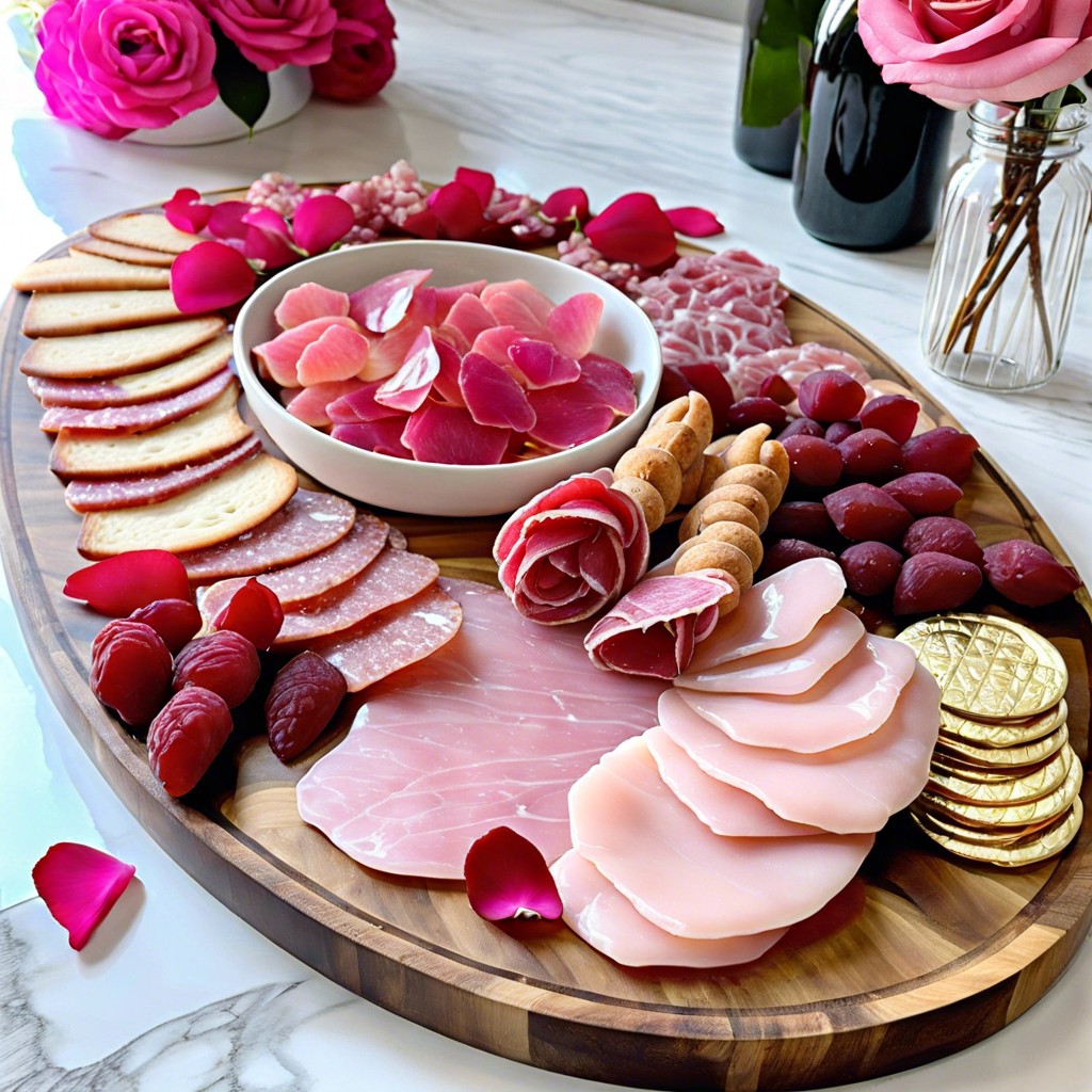 candied rose petals