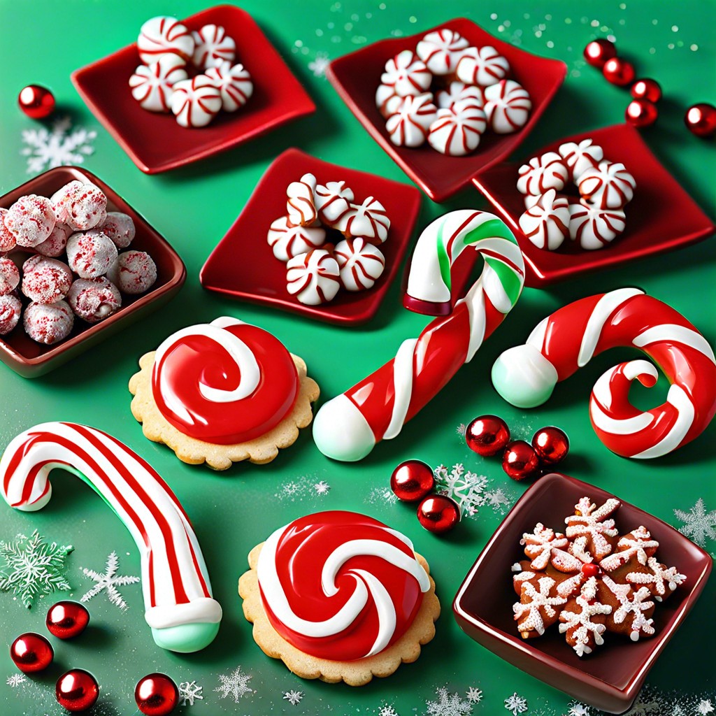 candy cane clusters