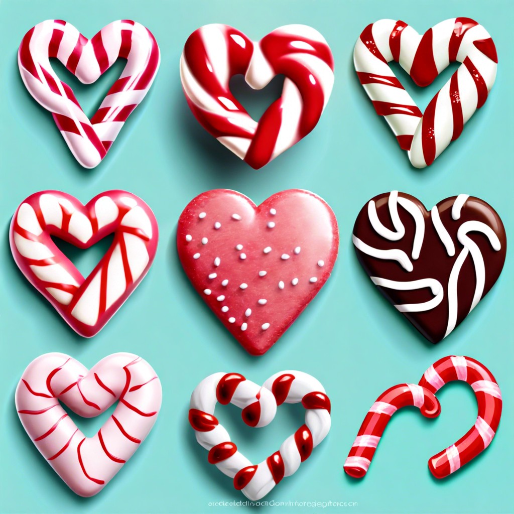 candy cane hearts