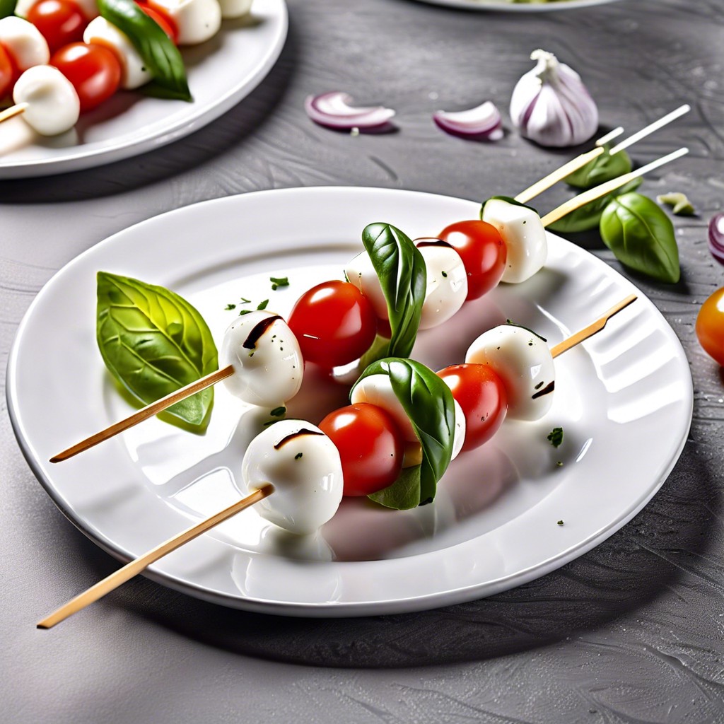 caprese salad skewers