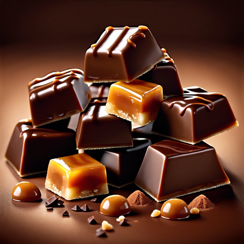 caramel sea salt chocolate pieces