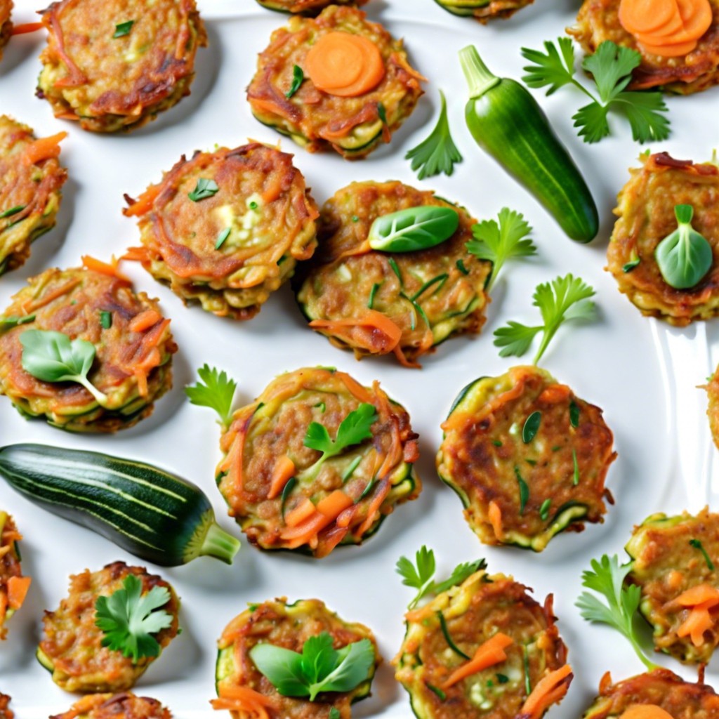 carrot amp zucchini fritters