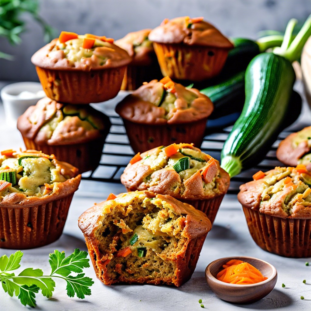 carrot and zucchini muffins