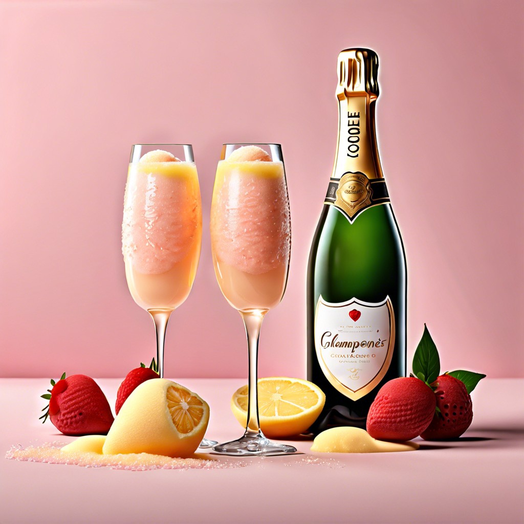 champagne sorbet