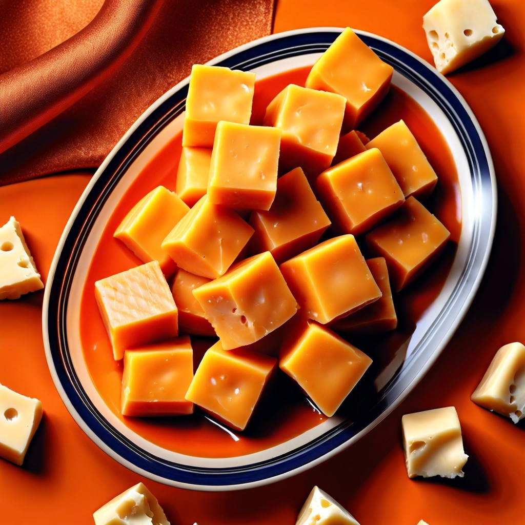 cheddar cheese cubes