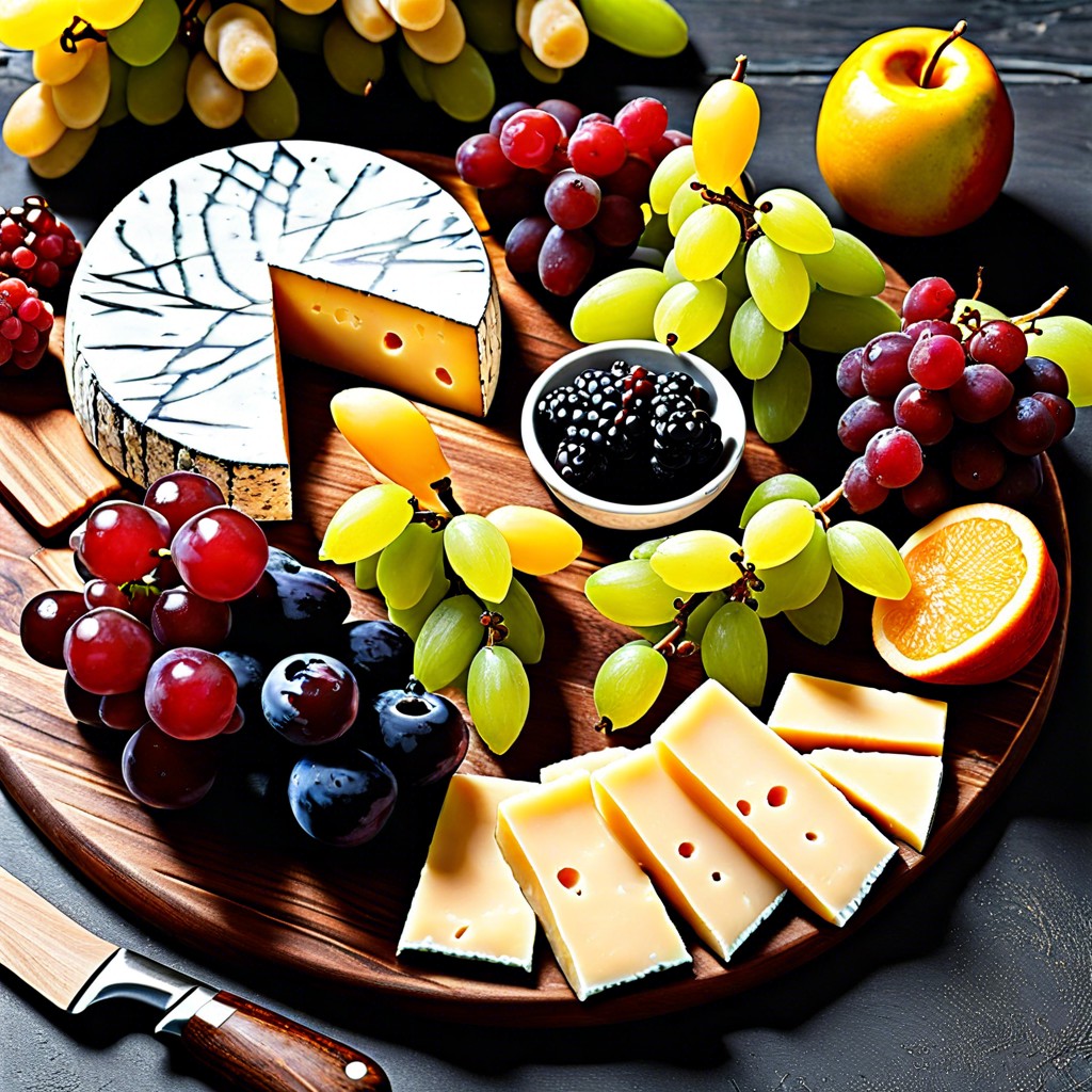 cheese and fruit board