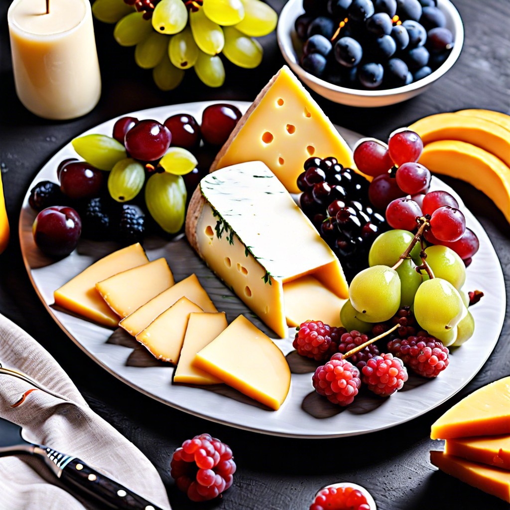 cheese and fruit plate