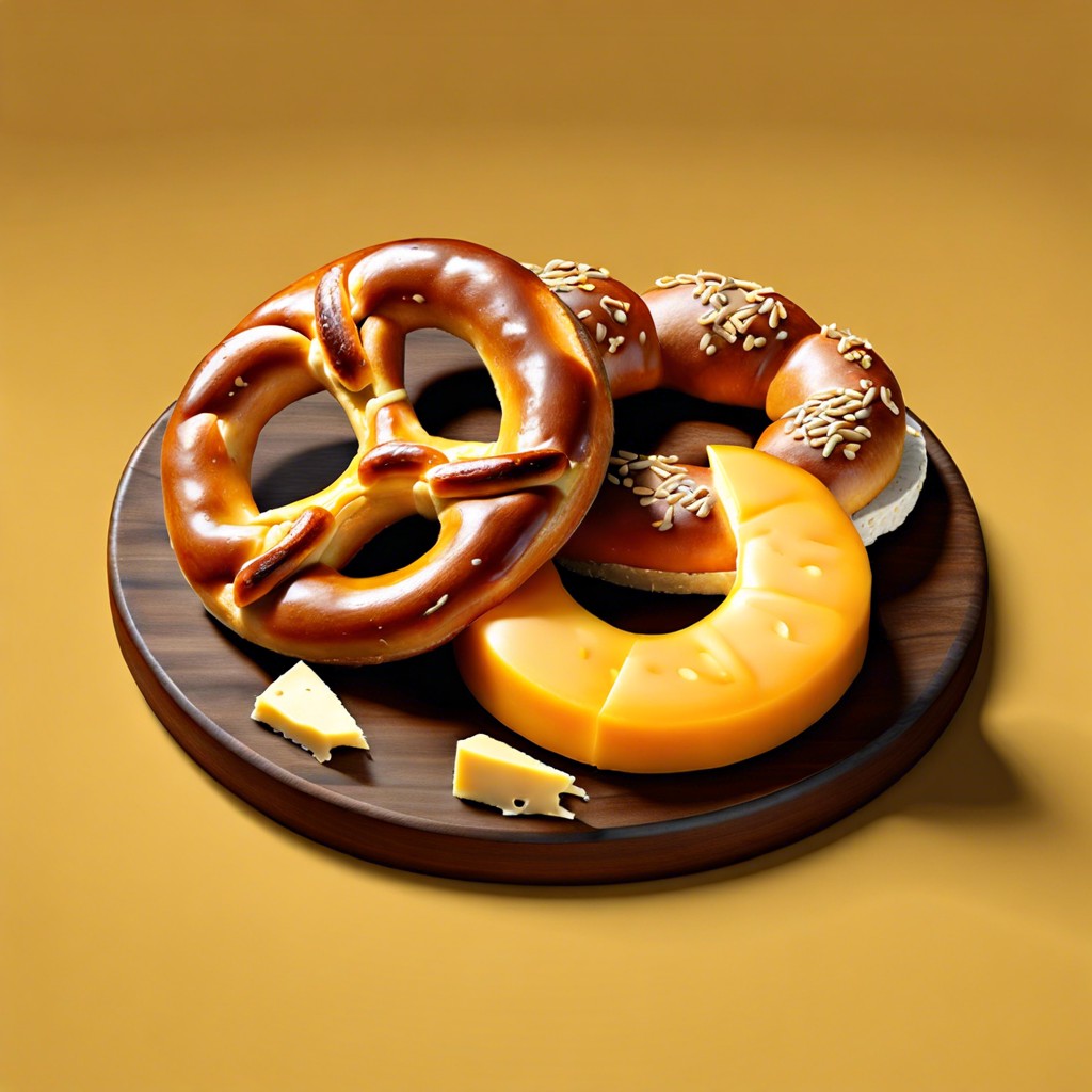 cheese and pretzel combos