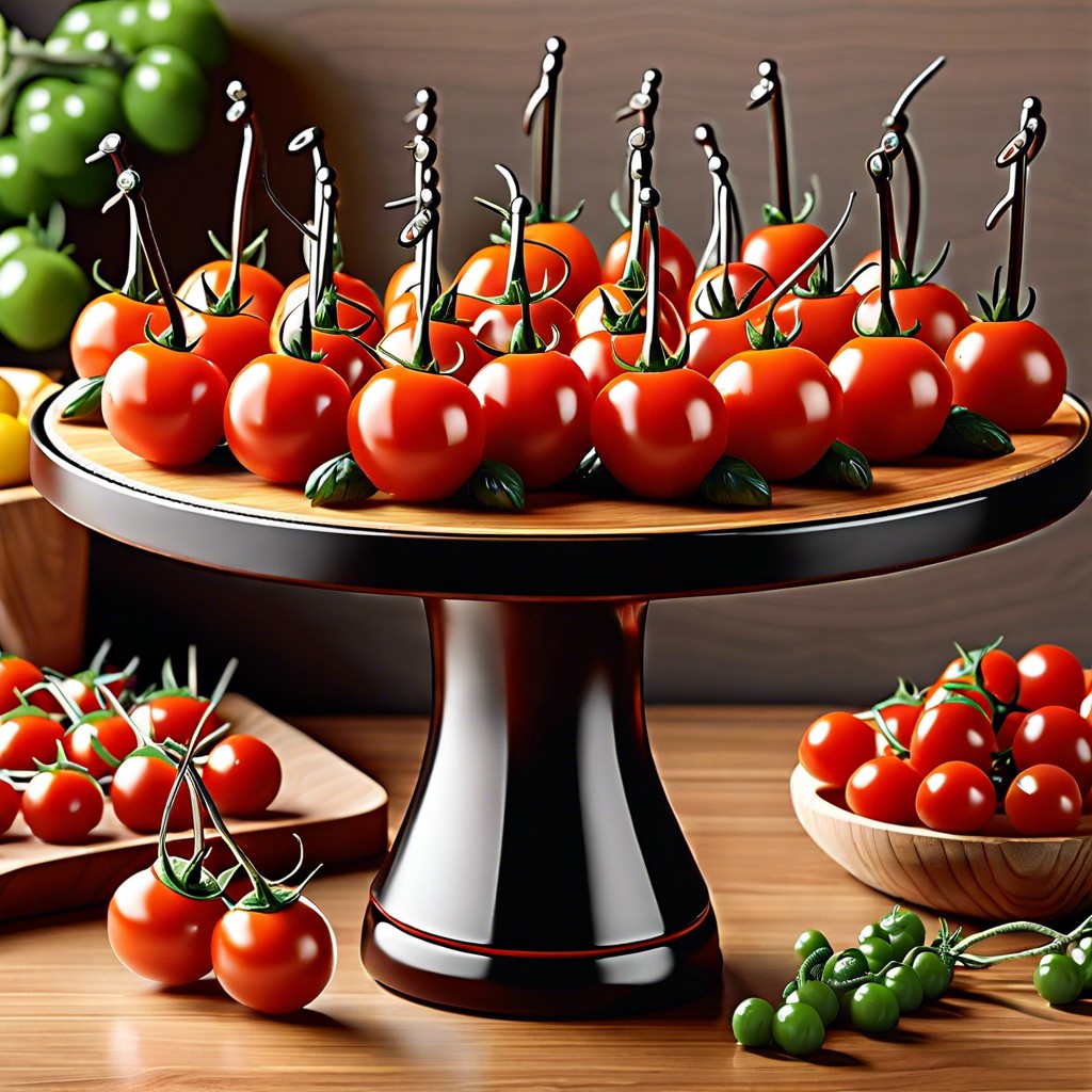 cherry tomato skewers