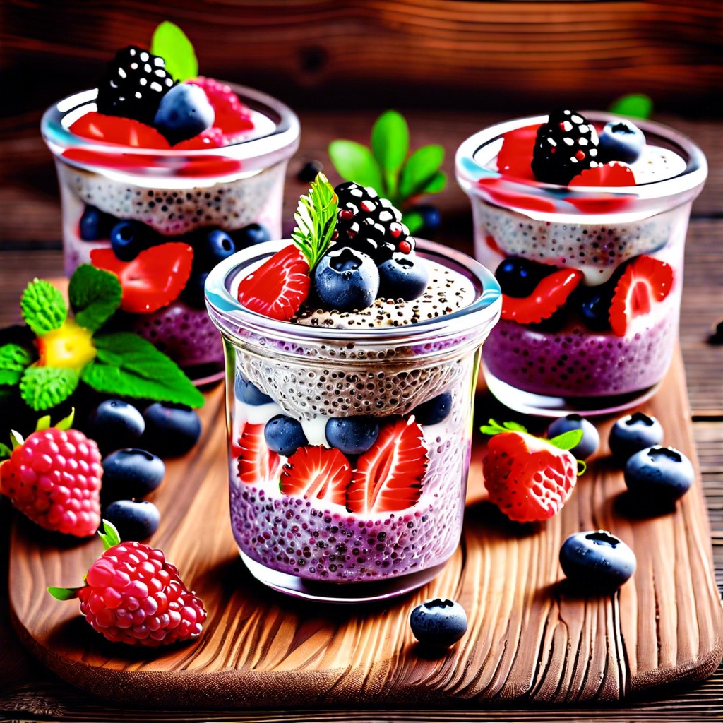 chia pudding cups