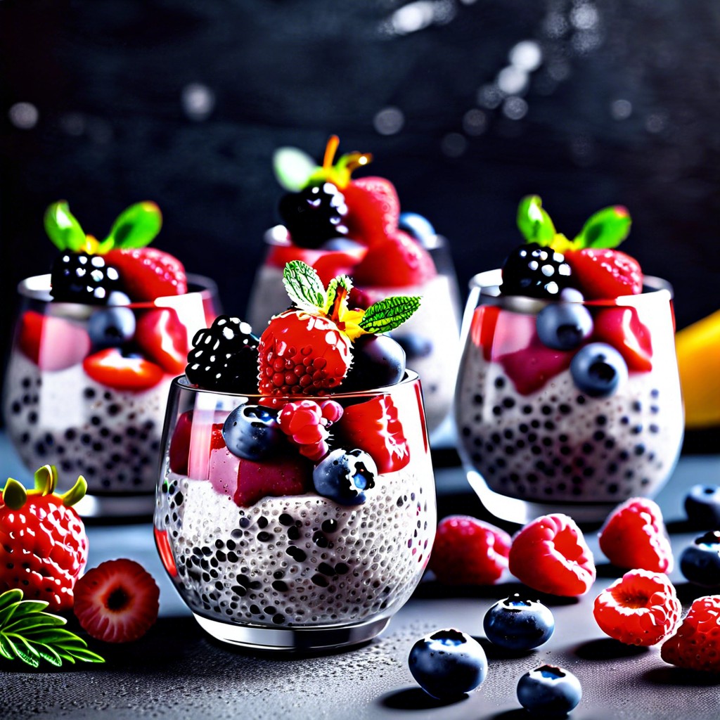 chia pudding cups